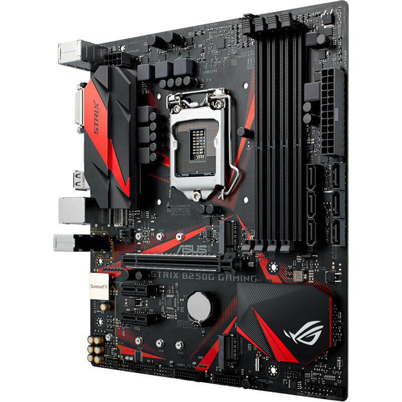 华硕(asus)rog strix b250g gaming 主板 猛禽