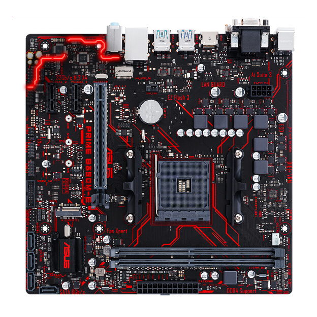 华硕(asus)prime b350m-e 主板(amd b350/socket am4)