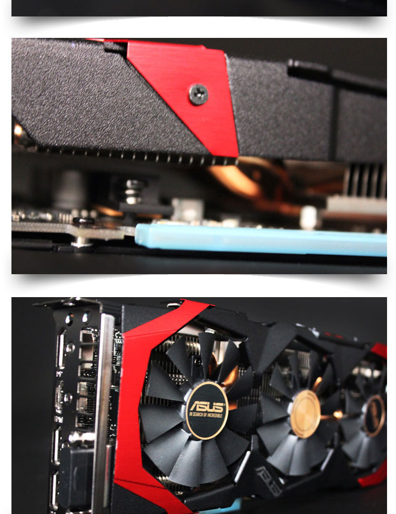 华硕(asus) gtx960-dc3oc-2gd5【首发】三风扇带背板游戏显卡