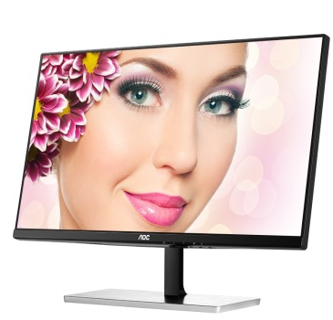 冠捷(aoc)i2379vhe 23英寸ah-ips广视角超窄边框护眼不闪屏显示器