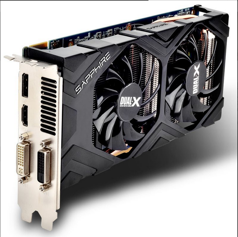 蓝宝石(sapphire) r9 370 1024sp 2g 黄金版 256位宽电脑游戏独立显卡
