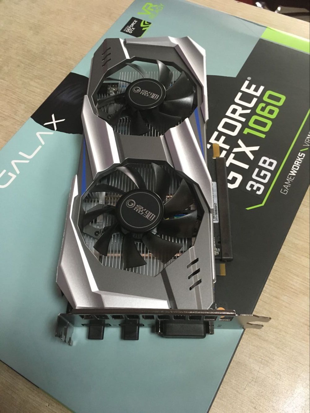 影驰(galaxy) gtx1060虎将 (3gb/ddr5/192bit)工包